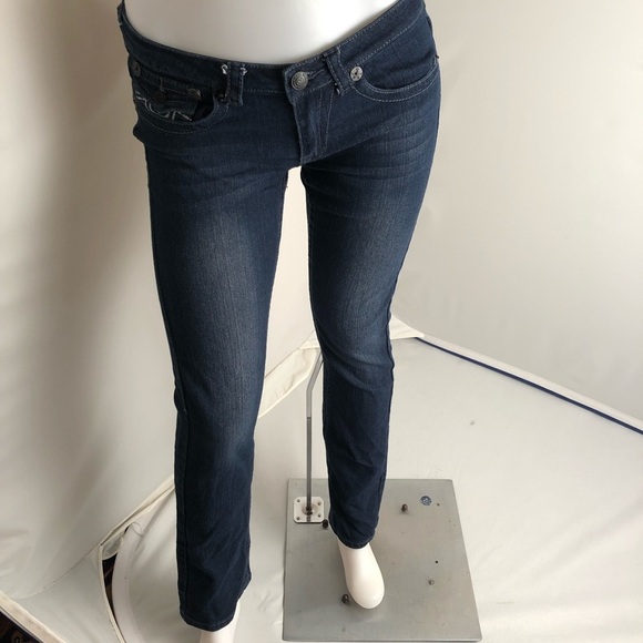 True Religion blue Joey Super T dark rinse blue jeans 29 - Picture 2 of 7